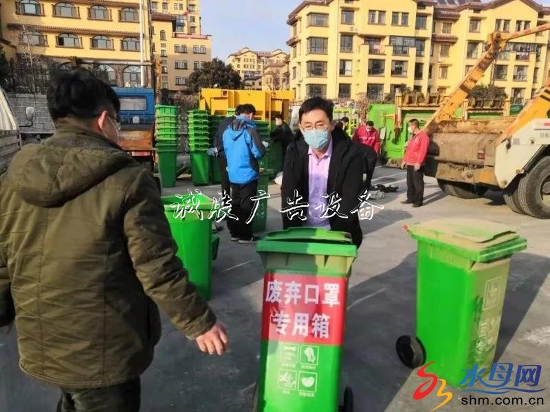 招遠市區(qū)設置50個垃圾分類亭廢棄口罩專用垃圾箱